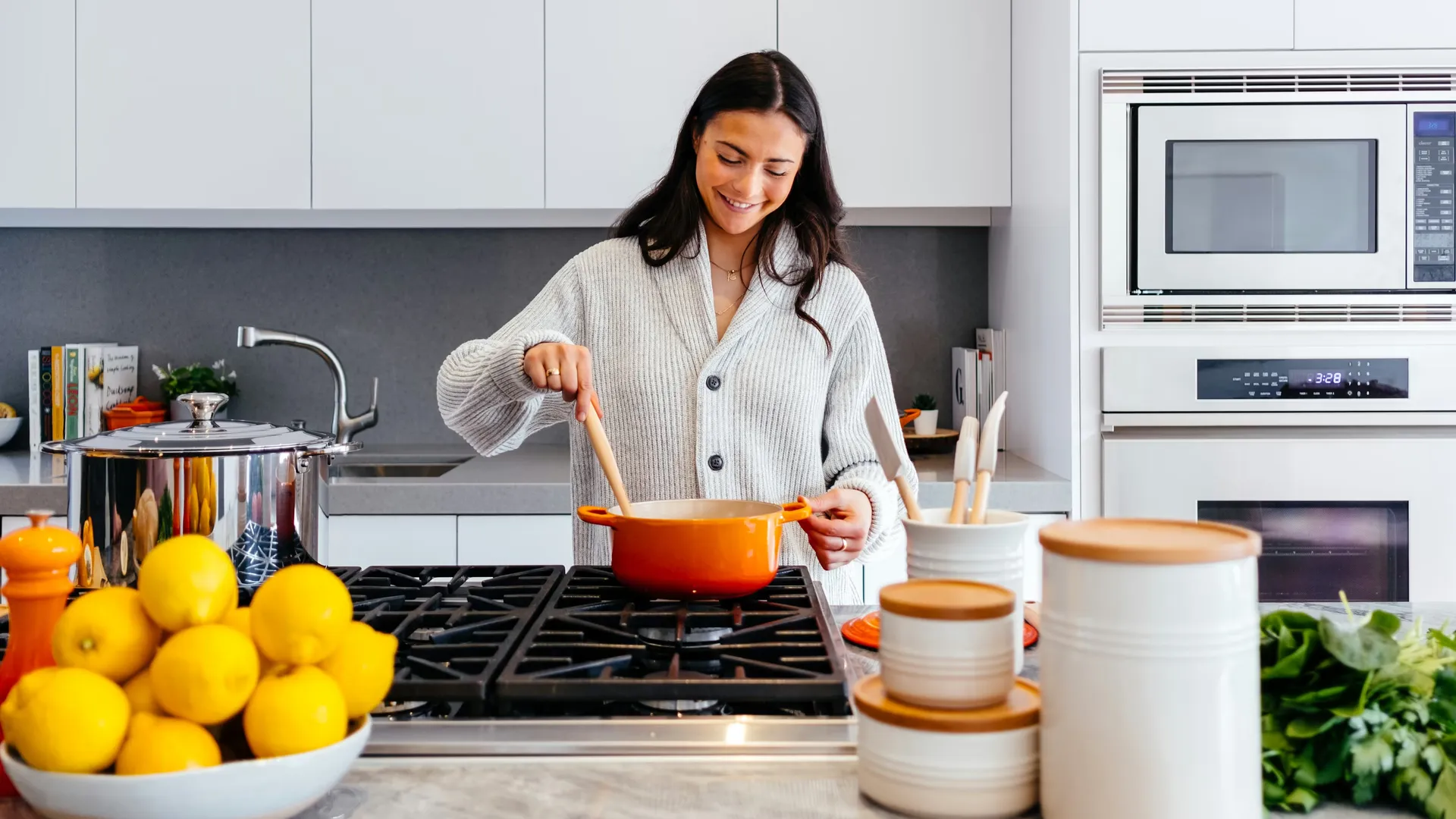 Cocina moderna de lujo