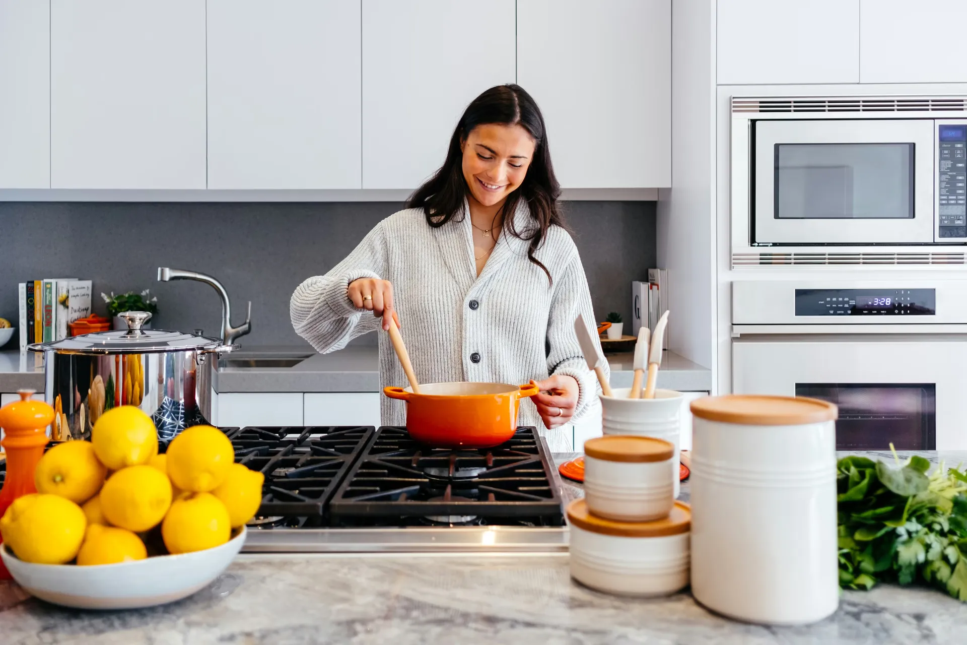 Cocina moderna de lujo