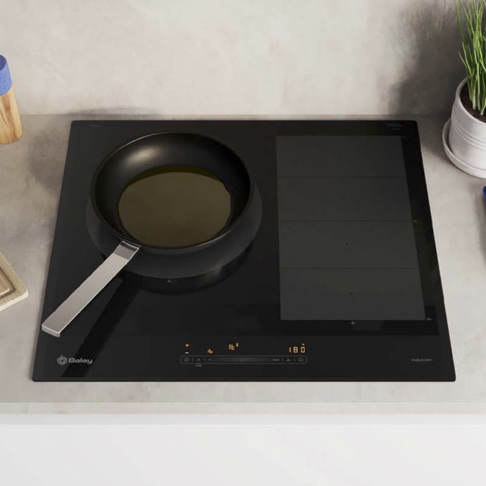 Inducción, vitrocerámica y gas. Las últimas tecnologías para cocinar con precisión y seguridad.