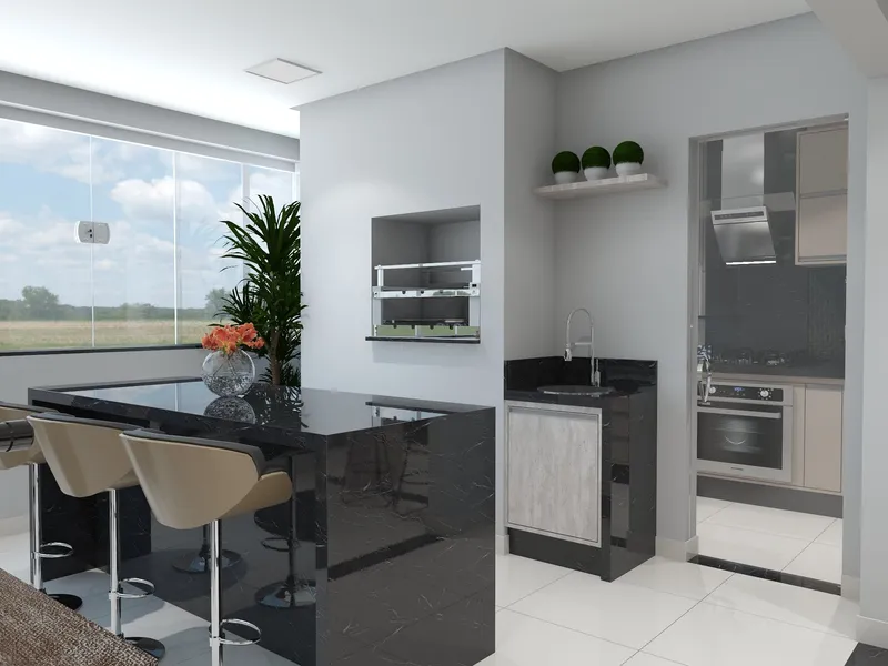 Render de tu cocina en 3D